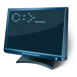 蓝色电脑系统<a href=http://sc.zlcool.com/tubiao/ target=_blank class=infotextkey>图标</a>下载
