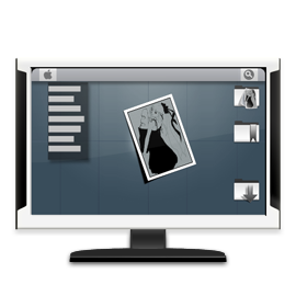 黑白系统<a href=http://sc.zlcool.com/tubiao/ target=_blank class=infotextkey>图标</a>下载