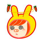 可爱兔子表情<a href=http://sc.zlcool.com/tubiao/ target=_blank class=infotextkey>图标</a>下载