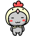 可爱小猫表情<a href=http://sc.zlcool.com/tubiao/ target=_blank class=infotextkey>图标</a>下载
