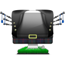 精美imac显示器<a href=http://sc.zlcool.com/tubiao/ target=_blank class=infotextkey>图标</a>