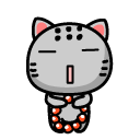 可爱小猫表情<a href=http://sc.zlcool.com/tubiao/ target=_blank class=infotextkey>图标</a>下载