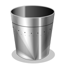 银光超质感垃圾桶<a href=http://sc.zlcool.com/tubiao/ target=_blank class=infotextkey>图标</a>