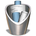金属质感垃圾桶<a href=http://sc.zlcool.com/tubiao/ target=_blank class=infotextkey>图标</a>