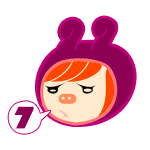 可爱兔子表情<a href=http://sc.zlcool.com/tubiao/ target=_blank class=infotextkey>图标</a>下载