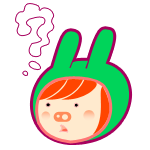可爱兔子表情<a href=http://sc.zlcool.com/tubiao/ target=_blank class=infotextkey>图标</a>下载