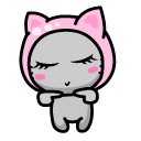 可爱小猫表情<a href=http://sc.zlcool.com/tubiao/ target=_blank class=infotextkey>图标</a>下载