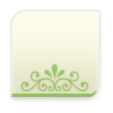 清新花纹标志<a href=http://sc.zlcool.com/tubiao/ target=_blank class=infotextkey>图标</a>下载