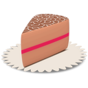 巧克力蛋糕<a href=http://sc.zlcool.com/tubiao/ target=_blank class=infotextkey>图标</a>下载