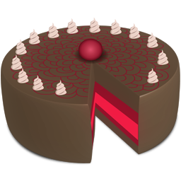 巧克力蛋糕<a href=http://sc.zlcool.com/tubiao/ target=_blank class=infotextkey>图标</a>下载