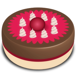 巧克力蛋糕<a href=http://sc.zlcool.com/tubiao/ target=_blank class=infotextkey>图标</a>下载