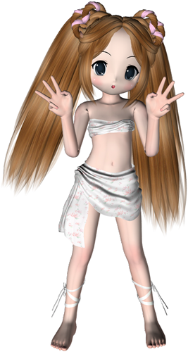 可爱卡通女孩<a href=http://sc.zlcool.com/tubiao/ target=_blank class=infotextkey>图标</a>下载