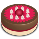 巧克力蛋糕<a href=http://sc.zlcool.com/tubiao/ target=_blank class=infotextkey>图标</a>下载