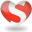 心形网站logo<a href=http://sc.zlcool.com/tubiao/ target=_blank class=infotextkey>图标</a>
