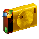 金色光驱桌面<a href=http://sc.zlcool.com/tubiao/ target=_blank class=infotextkey>图标</a>下载