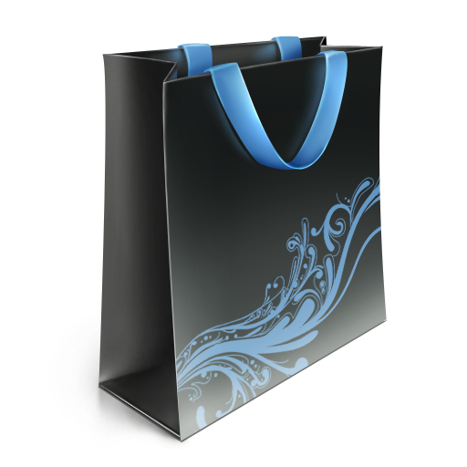 可爱购物袋<a href=http://sc.zlcool.com/tubiao/ target=_blank class=infotextkey>图标</a>下载