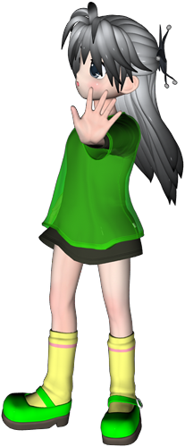 可爱卡通女孩<a href=http://sc.zlcool.com/tubiao/ target=_blank class=infotextkey>图标</a>下载