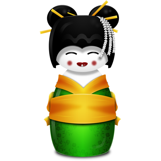 日本艺妓美女<a href=http://sc.zlcool.com/tubiao/ target=_blank class=infotextkey>图标</a>下载