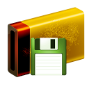 金色光驱桌面<a href=http://sc.zlcool.com/tubiao/ target=_blank class=infotextkey>图标</a>下载
