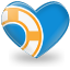 心形网站logo<a href=http://sc.zlcool.com/tubiao/ target=_blank class=infotextkey>图标</a>