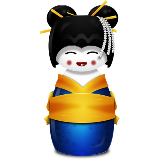 日本艺妓美女<a href=http://sc.zlcool.com/tubiao/ target=_blank class=infotextkey>图标</a>下载