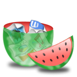 水晶卡通水果<a href=http://sc.zlcool.com/tubiao/ target=_blank class=infotextkey>图标</a>下载