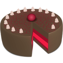 巧克力蛋糕<a href=http://sc.zlcool.com/tubiao/ target=_blank class=infotextkey>图标</a>下载