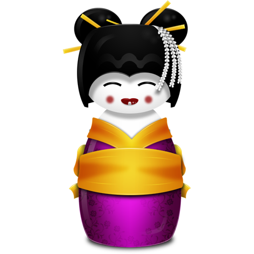 日本艺妓美女<a href=http://sc.zlcool.com/tubiao/ target=_blank class=infotextkey>图标</a>下载