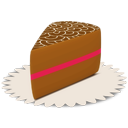 巧克力蛋糕<a href=http://sc.zlcool.com/tubiao/ target=_blank class=infotextkey>图标</a>下载