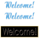 wellcome to my home！图片素材