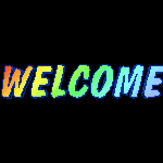 霓虹灯效果welcome图片