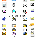 信封 email网页静态小图标