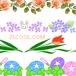 植物花朵花边精美网页线条素材汇总