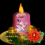 蜡烛七彩烛光gif图片