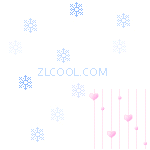 心形 水滴 雪花 树叶 可爱云朵网页背景图