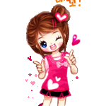 像素美女gif图片