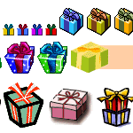 礼盒行李箱gif图片